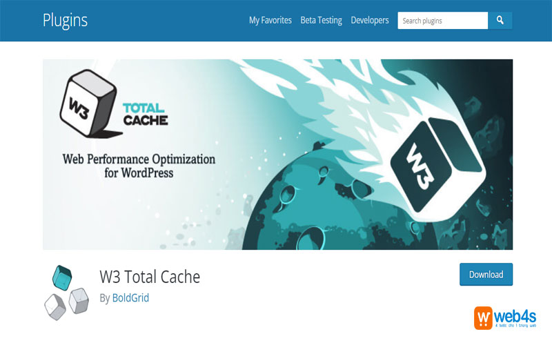 Plugin tăng lượng truy cập wordpress w3 total cache